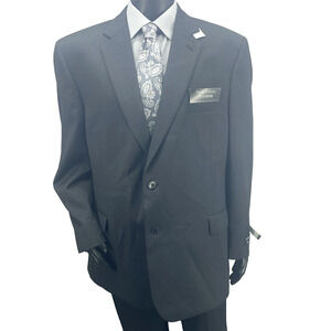 Jos A Bank Travelers Men's 48R Dark Gray Suit Jacket NEW $660 Birds Eye READ
